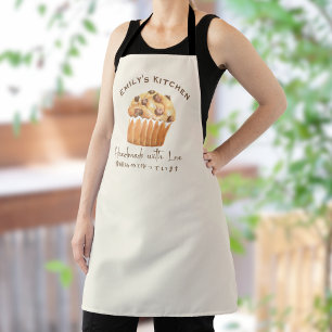 ベーカリーパティシシェフカップケーキチョコレートマフィン素朴 エプロン