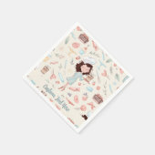 ベーカリーパティシシェフケーキパーソナライズされた飾り スタンダードカクテルナプキン (角)