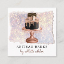 ベーカリーパティシシェフバラ金ゴールドドリップケーキグリッター