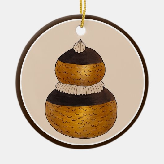 ベーカリーパティシシェフパティッセリーレリージュチョックスバン セラミックオーナメント (正面)
