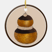 ベーカリーパティシシェフパティッセリーレリージュチョックスバン セラミックオーナメント (裏面)
