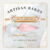 ベーカリーパティシシェフベーカーズツールビジネススクエア スクエアシール (正面)