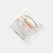 ベーカリーパティシシェフベーカーズツール スタンダードカクテルナプキン (角)