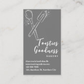 ベーカリーパティシシェフベーキングアターズグレー ロイヤリティカード (正面)