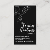 ベーカリーパティシシェフベーキングアターズブラック ロイヤリティカード (正面)