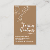 ベーカリーパティシシェフベーキング器物器ブラウン ロイヤリティカード (正面)