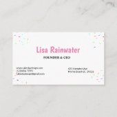 ベーカリーパティシシェフ名刺 名刺 (裏面)