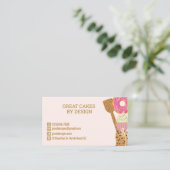 ベーカリーパティシシェフ名刺 名刺 (スタンド正面)