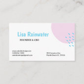 ベーカリーパティシシェフ名刺 名刺 (裏面)