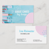 ベーカリーパティシシェフ名刺 名刺 (正面/裏面)