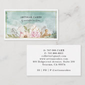 ベーカリーパティシシェフ水彩ベーキングツール 名刺 (正面/裏面)