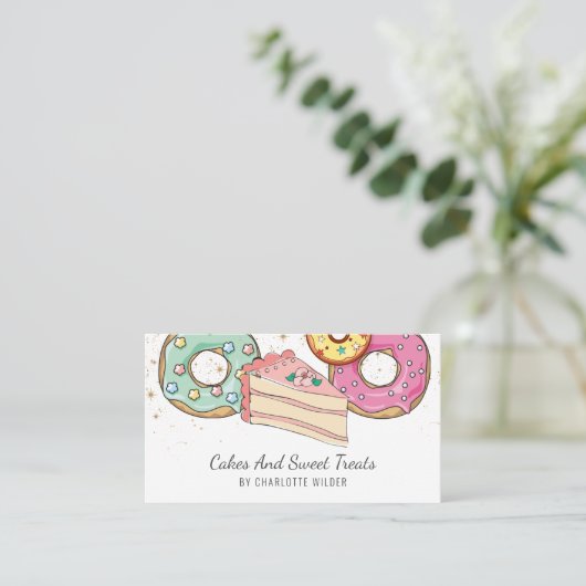 ベーカリーパティシシェフ 名刺 (スタンド正面)