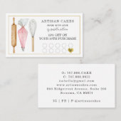 ベーカリーパティシフベーカーズツールロイヤリティパンチカード ロイヤリティカード (正面/裏面)