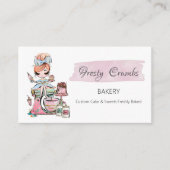ベーカリーパティシースイーツカップケーキの名刺 名刺 (正面)