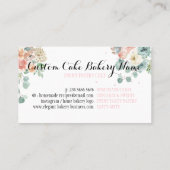 ベーカリーパティシースイーツテイストドーナツ 名刺 (裏面)