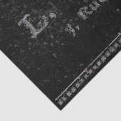 ベーカリーパティスレフランスのーヴィンテージブラック縁どAd 薄葉紙 (詳細)