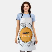 ベーカリーパンイラスト エプロン (着用した状態)