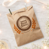 ベーカリーパン | ベーグルバッグ | クロワッサンツ | 紙バッグ フェイバーバッグ (クリップ留めされた状態)