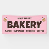 ベーカリーパーソナライズされたバナー 横断幕 (横)