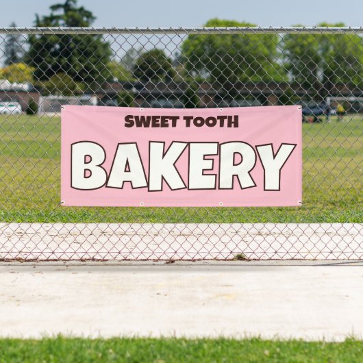 ベーカリーパーソナライズされたバナー 横断幕 (インサイチュ)