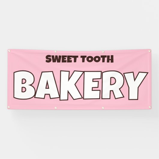 ベーカリーパーソナライズされたバナー 横断幕 (横)