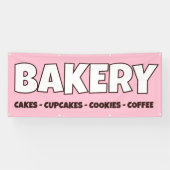 ベーカリーパーソナライズされたバナー 横断幕 (横)