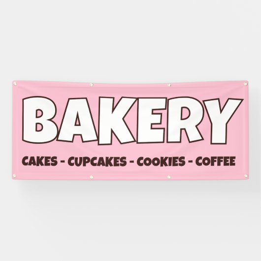 ベーカリーパーソナライズされたバナー 横断幕 (横)