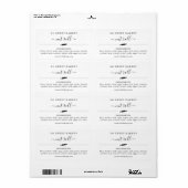 ベーカリーパーソナライズされた食品シール ラベル (フルシート)