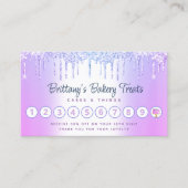 ベーカリーパープルケグラデーションーキグリッタードリップスぺストリーシェフ ロイヤリティカード (正面)