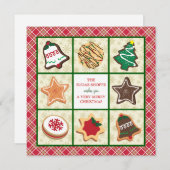 ベーカリービジネスのクリスマスカード シーズンカード (正面/裏面)