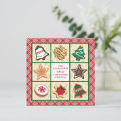 ベーカリービジネスのクリスマスカード シーズンカード (スタンド正面)