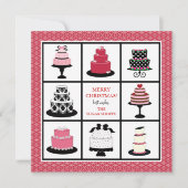 ベーカリービジネスのクリスマスカード シーズンカード (正面)