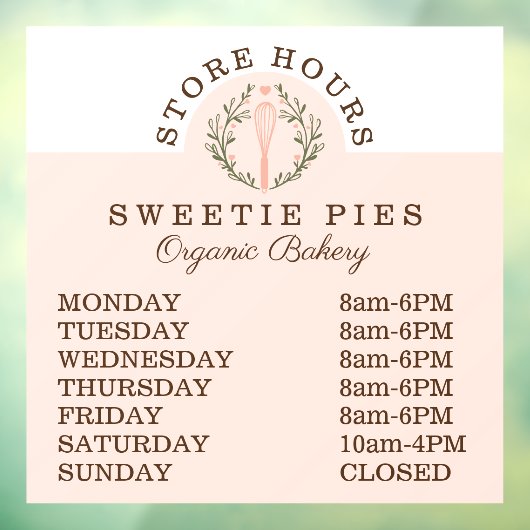 ベーカリービジネスウィスク&リースロゴストア時間 ウィンドウサイン (シート3)