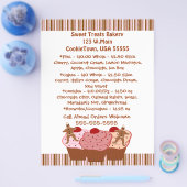 ベーカリービジネスフライヤー チラシ (シングル)