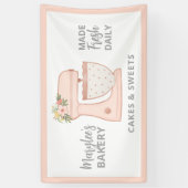 ベーカリービジネスペストリーシェフバナー 横断幕 (縦)