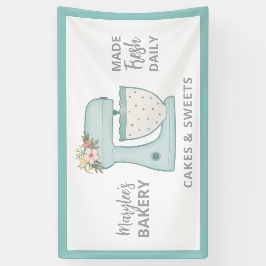 ベーカリービジネスペストリーシェフバナー 横断幕 (縦)