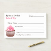 ベーカリービジネス特注ノートパッド ポストイット (デスク)