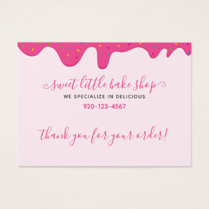 ベーカリーピンクつや消しサンキューディスカウントビジネス