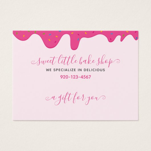 ベーカリーピンクつや消し商品券 (正面)