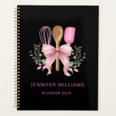 ベーカリーピンクボウ用具モダンプランナー手帳 プランナー手帳 (正面)