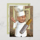 ベーカリーフランスのはがき ポストカード (正面/裏面)