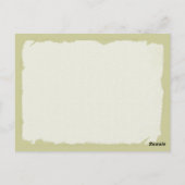 ベーカリーフランスのはがき ポストカード (裏面)