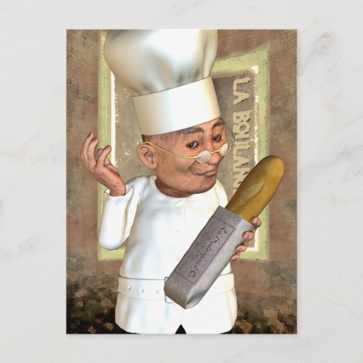 ベーカリーフランスのはがき ポストカード (正面)