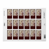 ベーカリーフランスのケーキ菓子デザート ラベル (フルシート)