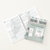 ベーカリーフランスのパティスリーカフェグリーンレシピ ノートブック (内部)