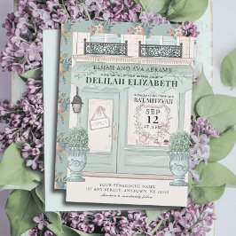 ベーカリーフランスのパティスリーパリグリーンバルミツワー 招待状