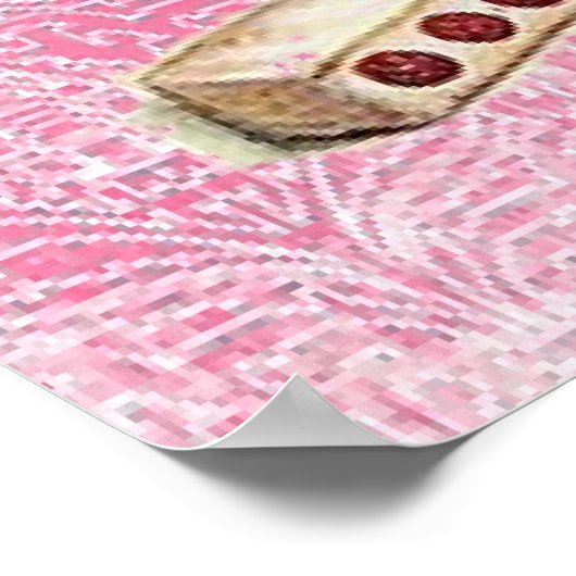 ベーカリーフランスのペストリーのクッキーのデザート ポスター (角)