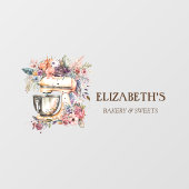 ベーカリーフローラ混合器 ウィンドウサイン (シート)