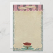 ベーカリーブティックケーキ&パティスリー文房具3 便箋 (正面/裏面)