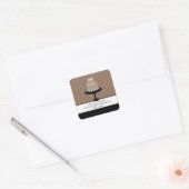 ベーカリーブティックスタイル製品ラベルシール スクエアシール (封筒)